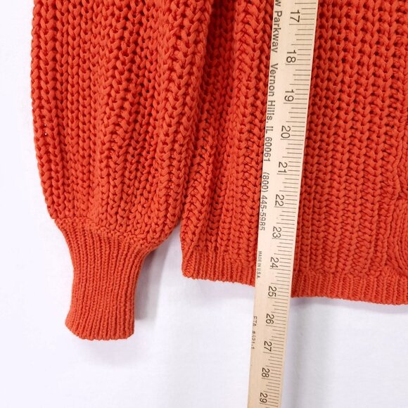 La Maille Sezane Paris Jazz Jumper Sweater XS Cable Shaker Fisherman Made Italy - Picture 8 of 13